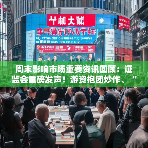 周末影响市场重要资讯回顾：证监会重磅发声！游资抱团炒作、“编题材、讲故事”的“蛊惑型”操纵增加