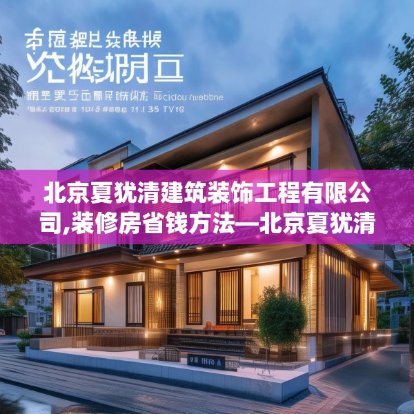 北京夏犹清建筑装饰工程有限公司,装修房省钱方法—北京夏犹清建筑装饰工程有限公司166.a42b43c46fgy.53htyj