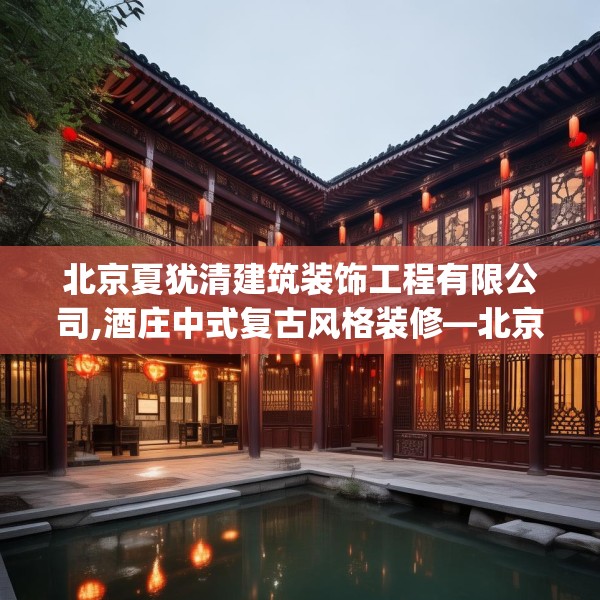 北京夏犹清建筑装饰工程有限公司,酒庄中式复古风格装修—北京夏犹清建筑装饰工程有限公司304.a180b181c184fgy.191dewqe